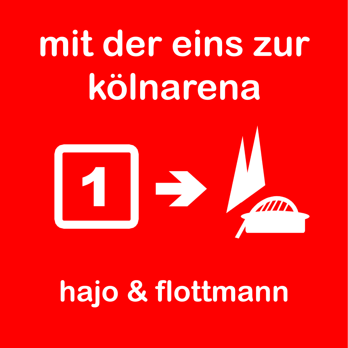 Mit der Eins zur Kölnarena